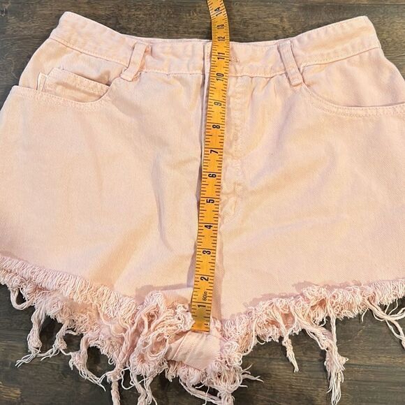 Bongo Vintage blush High Waisted raw hem Sz-13 - Picture 9 of 11